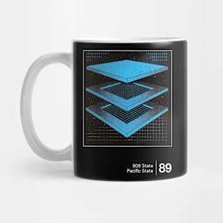 Pacific State / Minimalist Graphic Artwork Design Mug